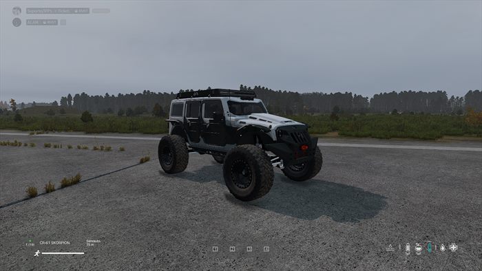 Jeep Rubi disponível na loja RefúgioZ para DayZ