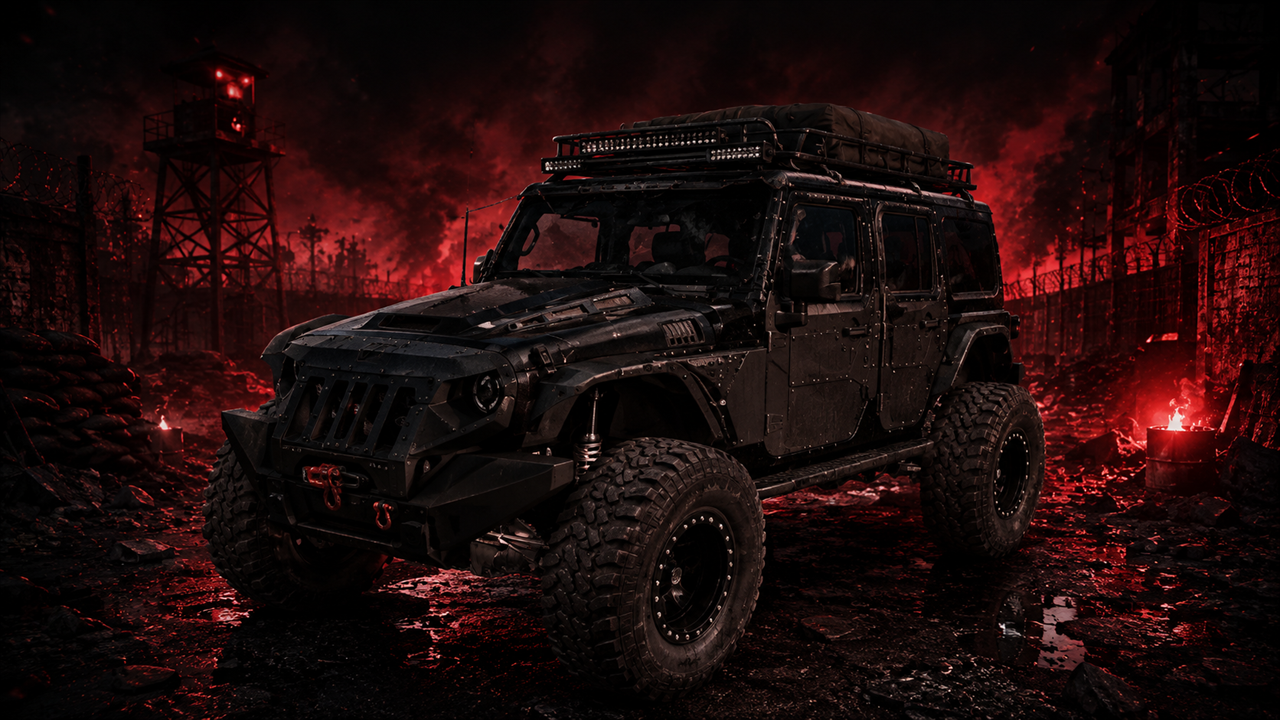 Jeep Rubi disponível na loja RefúgioZ para DayZ